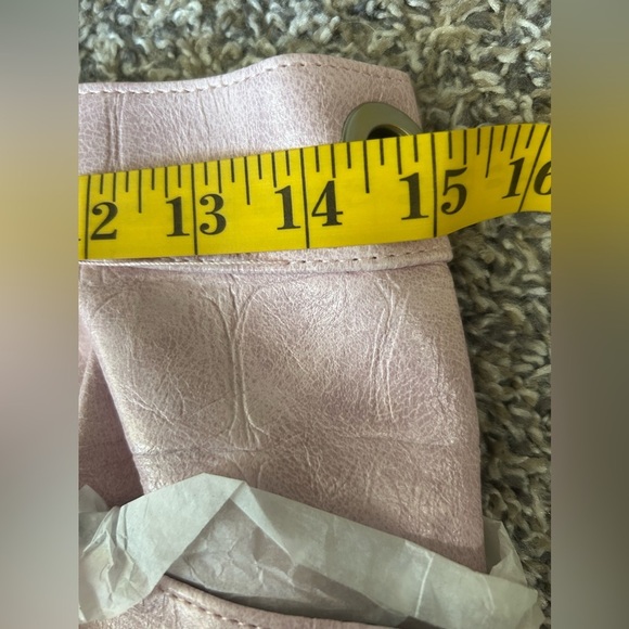 5/$25 MICHE NWT rose colored large vegan leather clutch bag - Picture 7 of 9